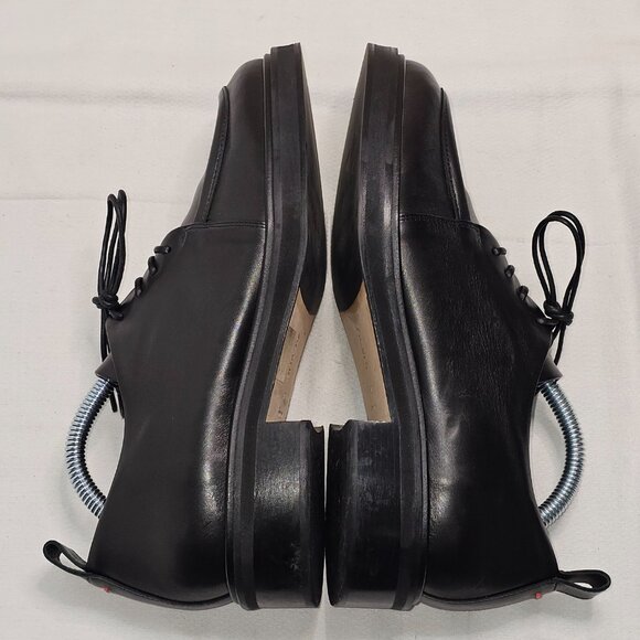 Aeyde Mara Derby Soft Calf Leather Black Oxford Shoes Women's Size EU 40 US 9 - Picture 7 of 11